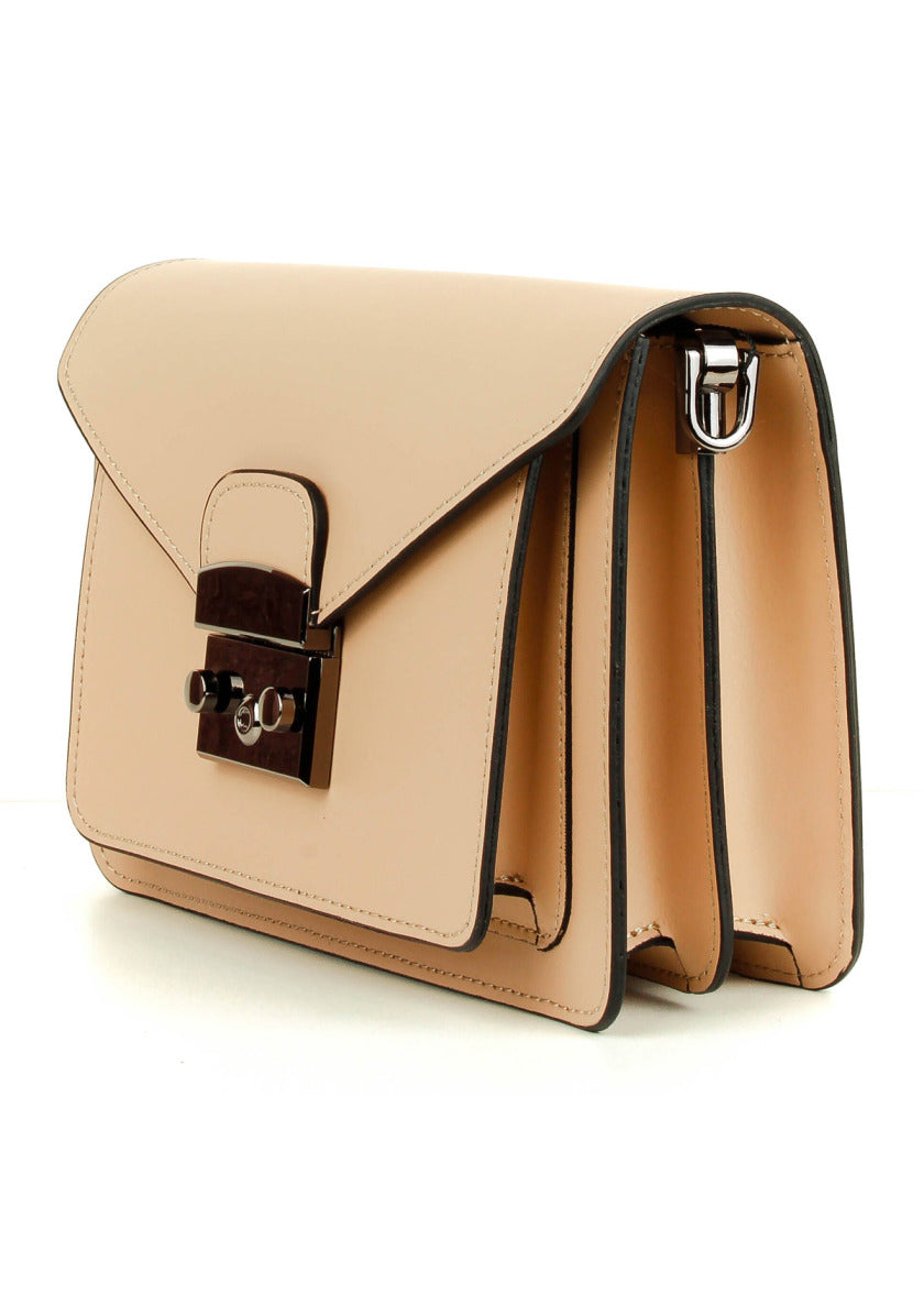Crossbody CLARIE Dark beige