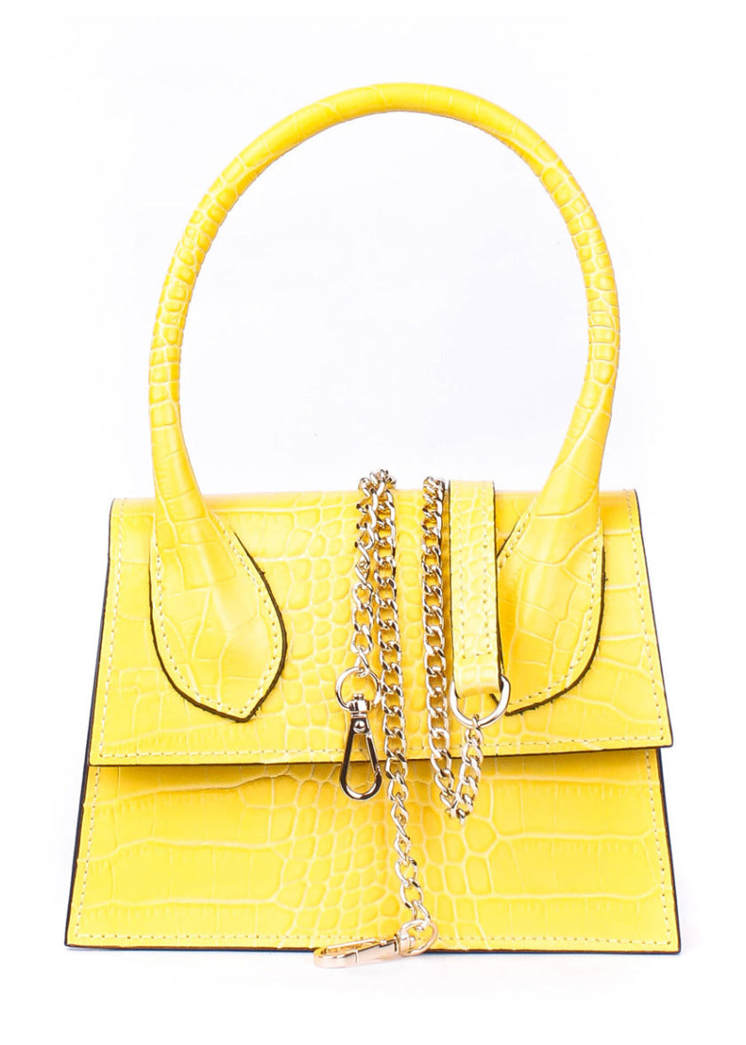 Bolso cruzado ELENA amarillo