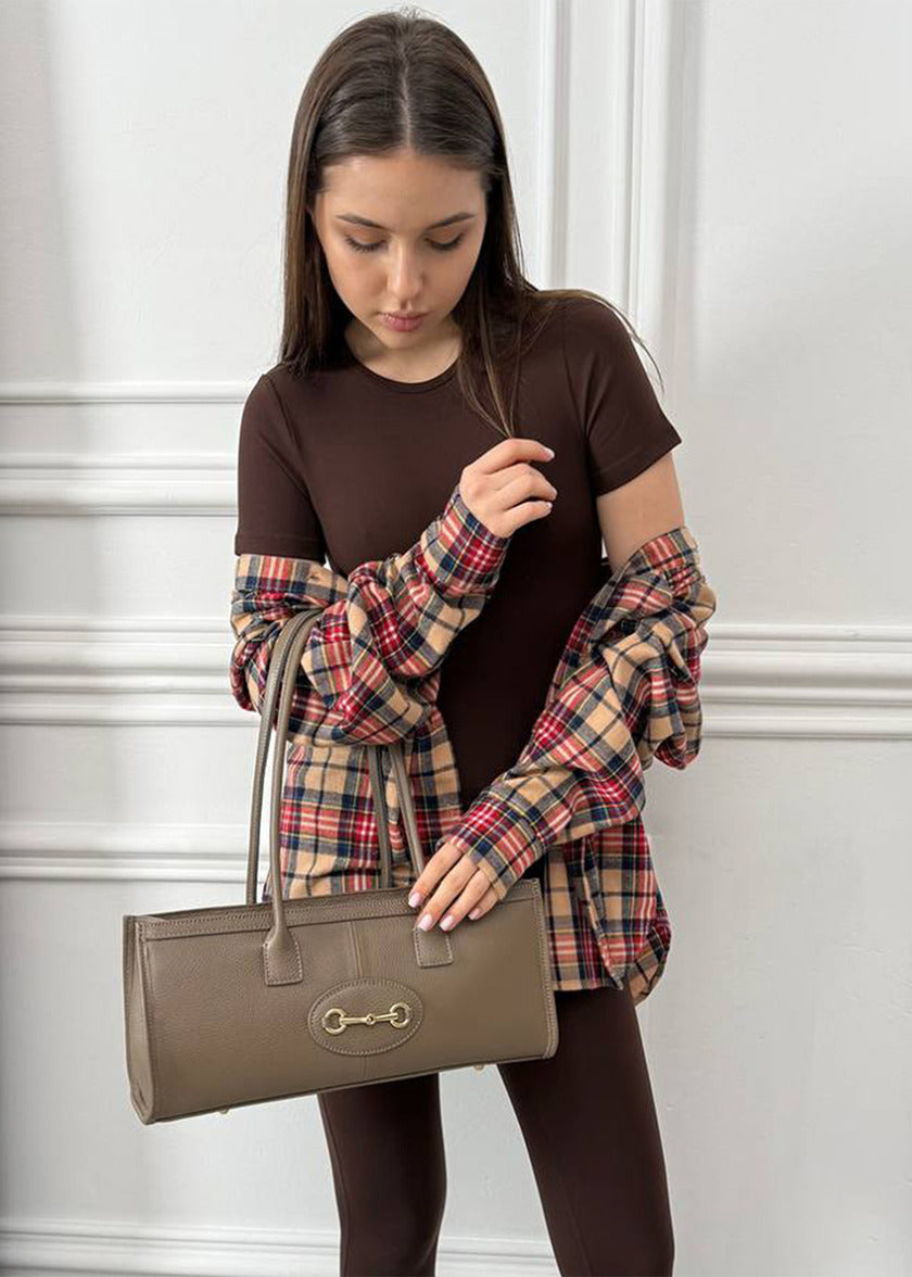 Baguette Bag ELISA Taupe
