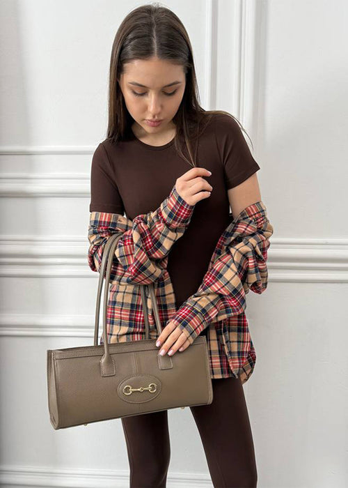 Baguette Bag ELISA Taupe