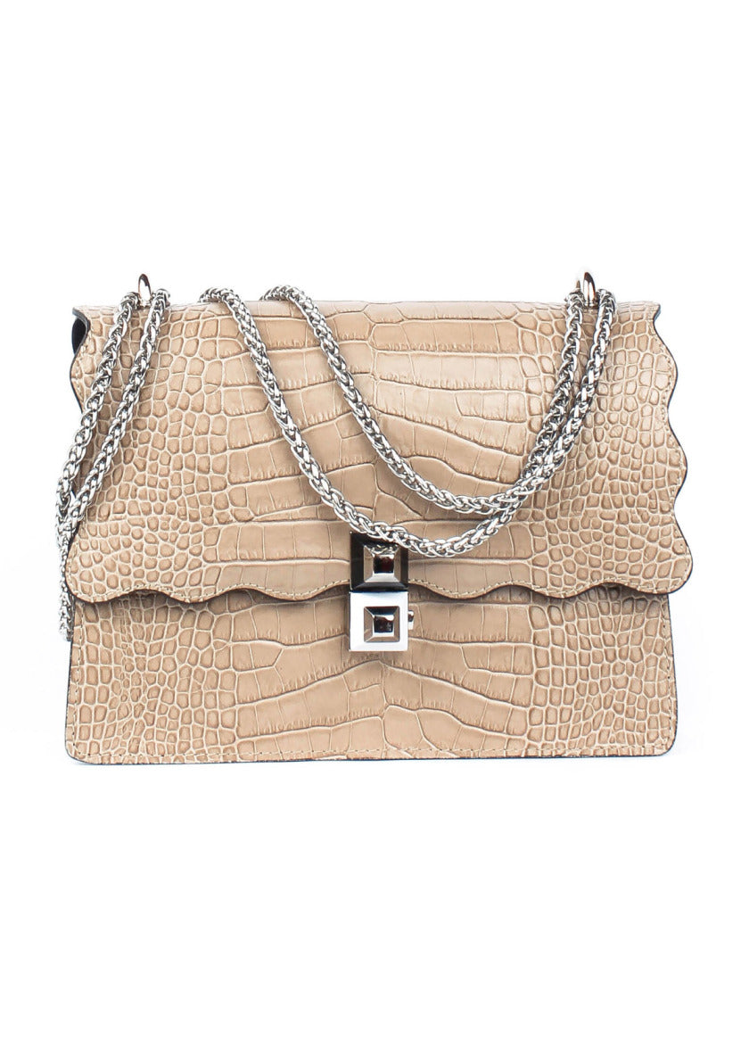Bolso clásico ISA color topo