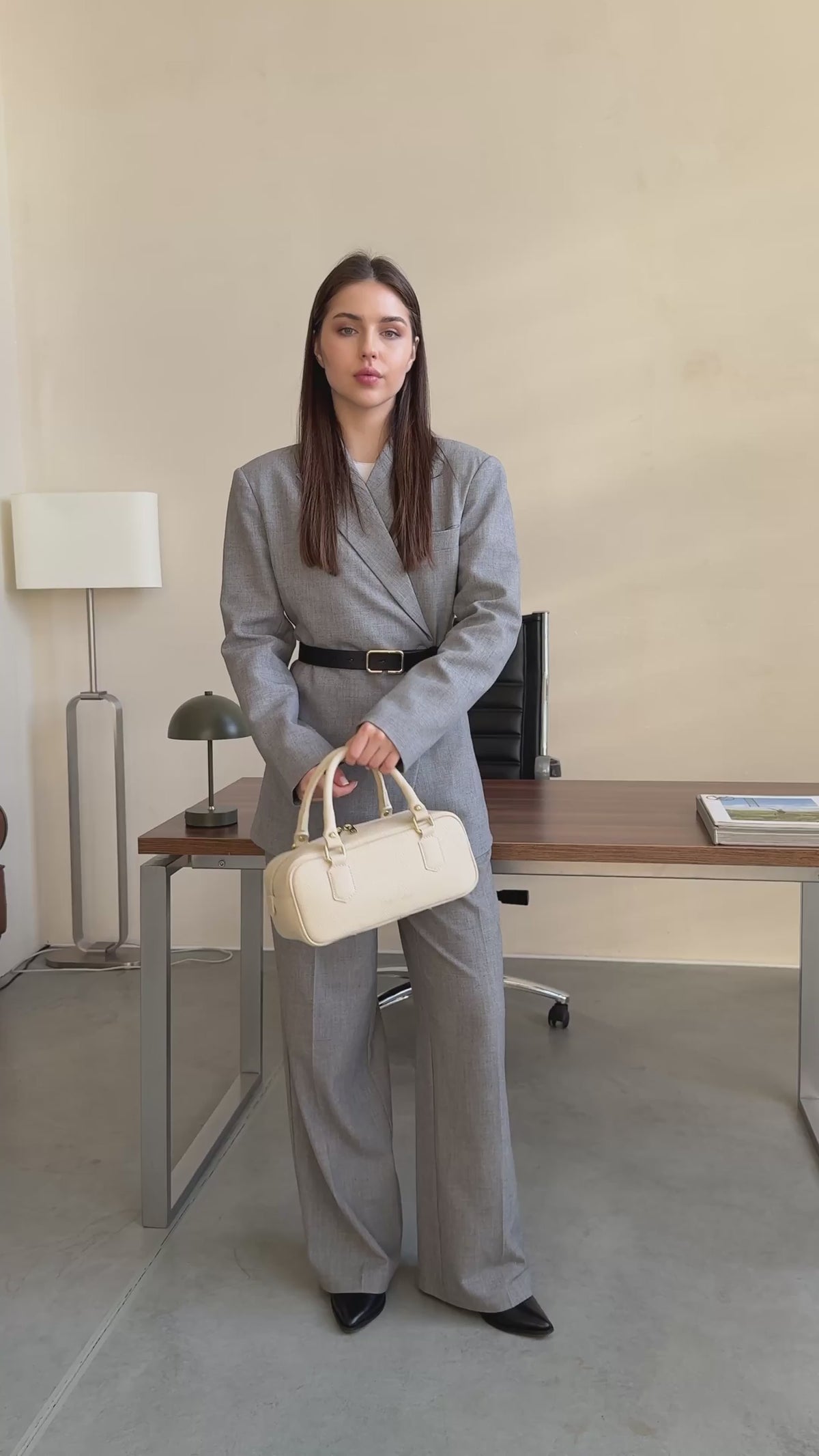 Baguette Bag NORA Beige