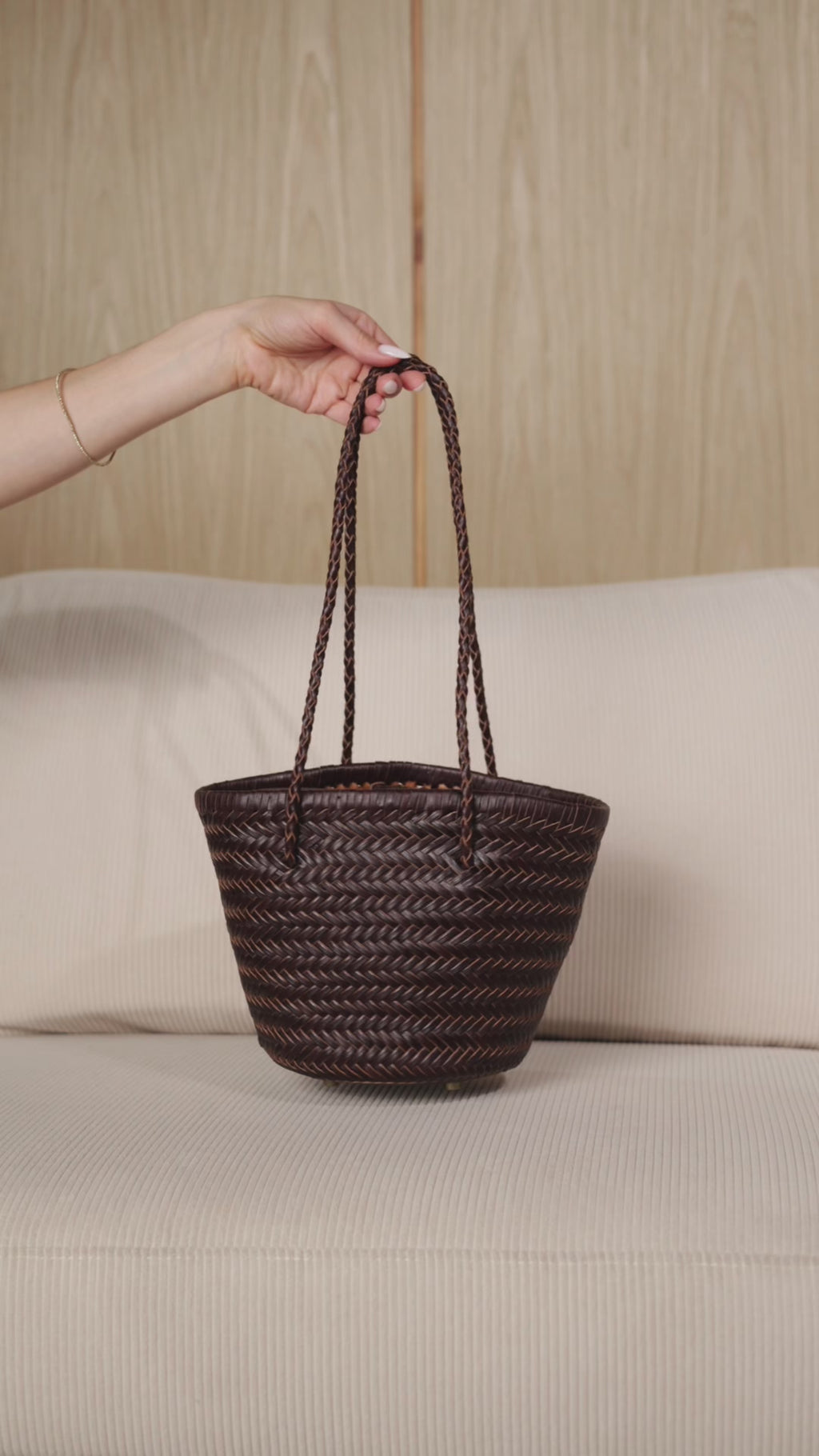 Shopper Bag LUNARIA Brown