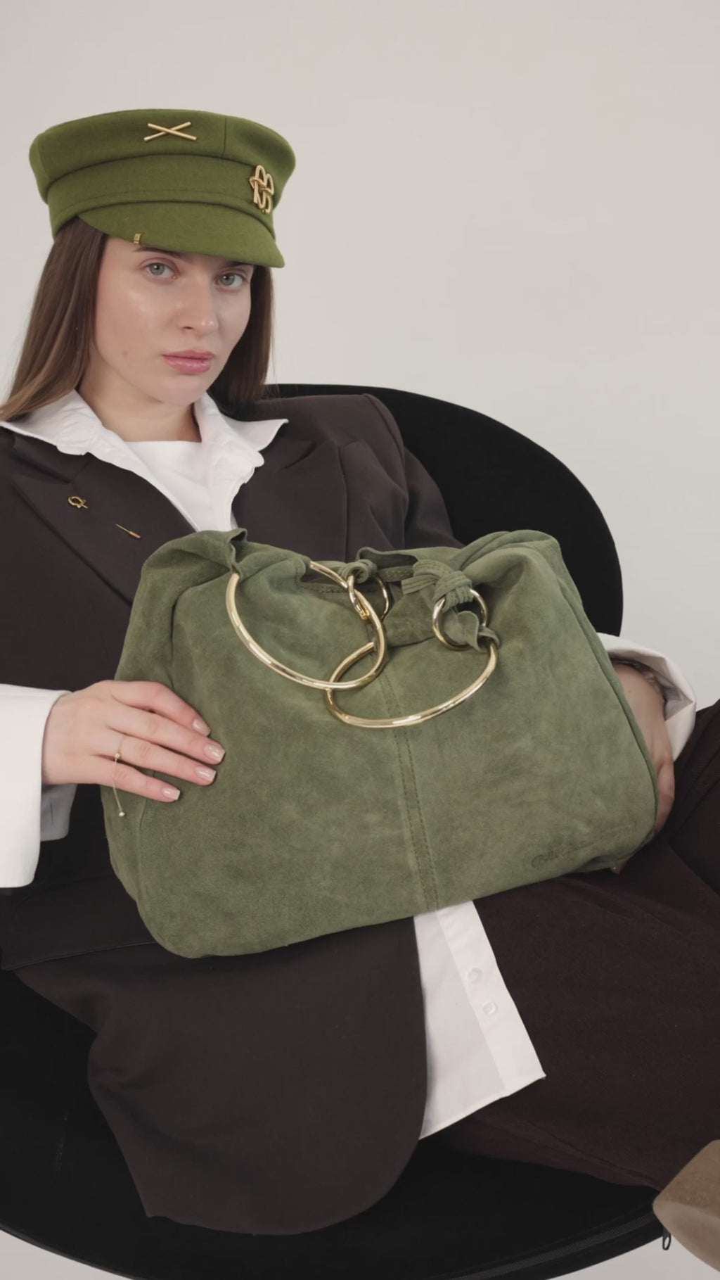 Shopper Bag URSULA Olive