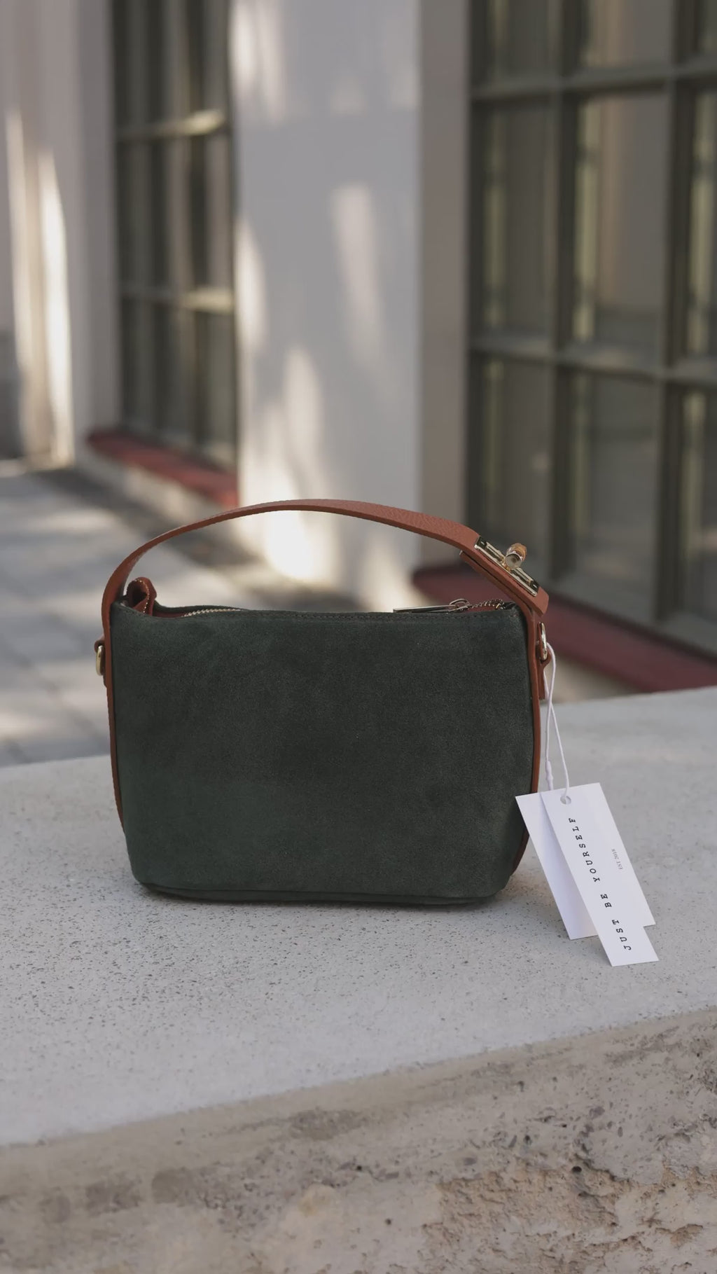 Crossbody VITTORIA Dark green