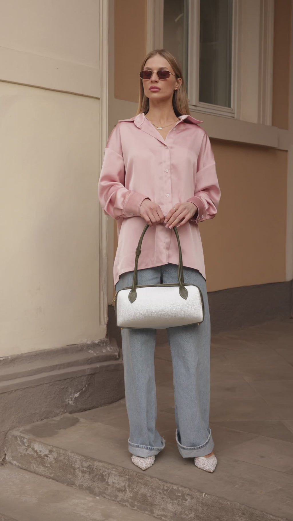Baguette Bag ERSELIA Silver