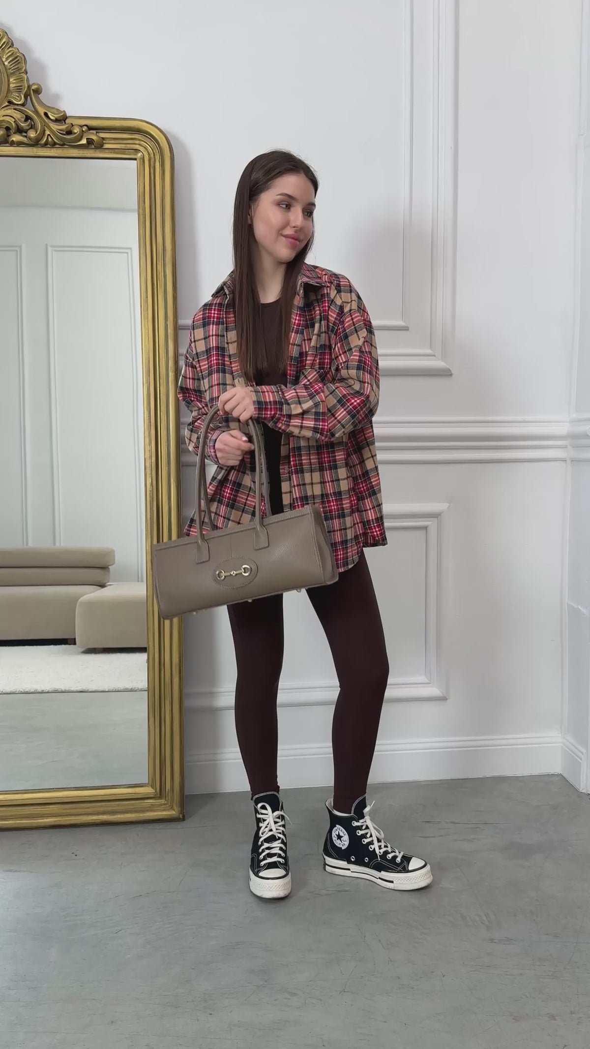 Baguette Bag ELISA Taupe