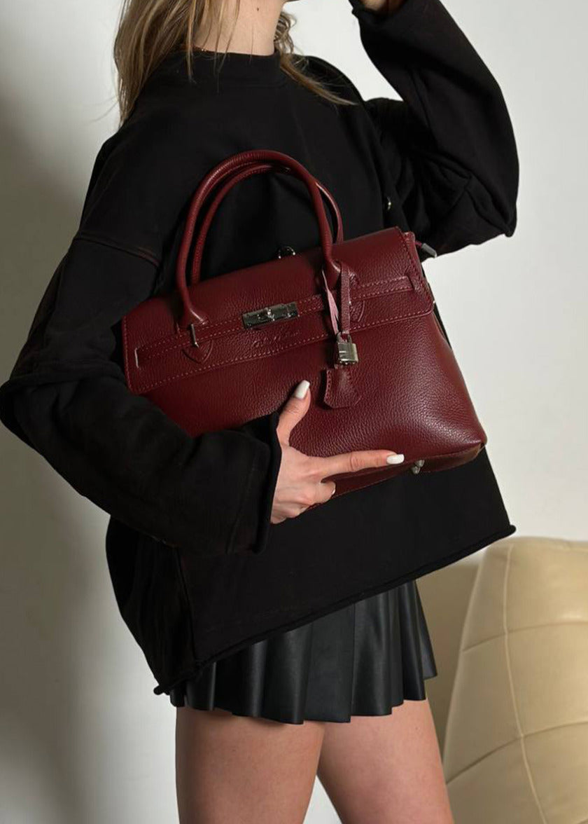 Tote SILVIA Burgundy